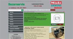 Desktop Screenshot of bazarservis.cz